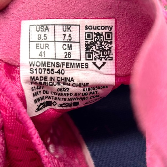 Saucony Endorphin Pro 3 Shoes 9.5 Womens Prospect Quartz Pink Sneakers S10755-40 - Picture 10 of 11